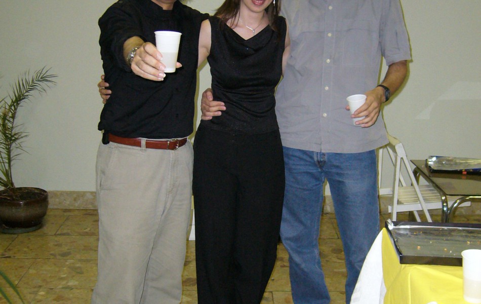 with Alvaro Pierri and my husband - 2006